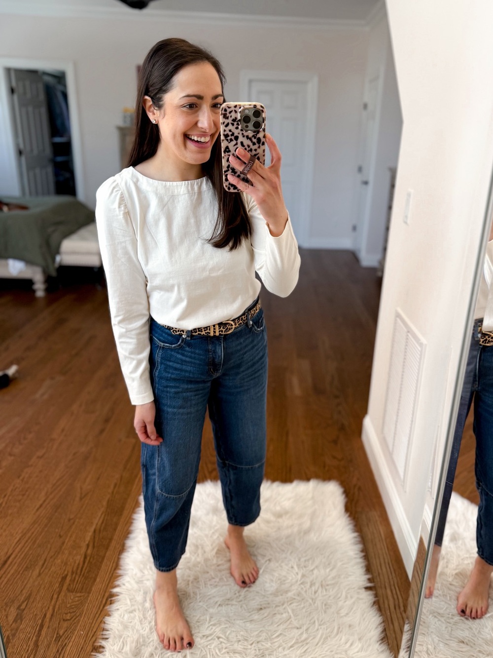 Loft barrel jeans